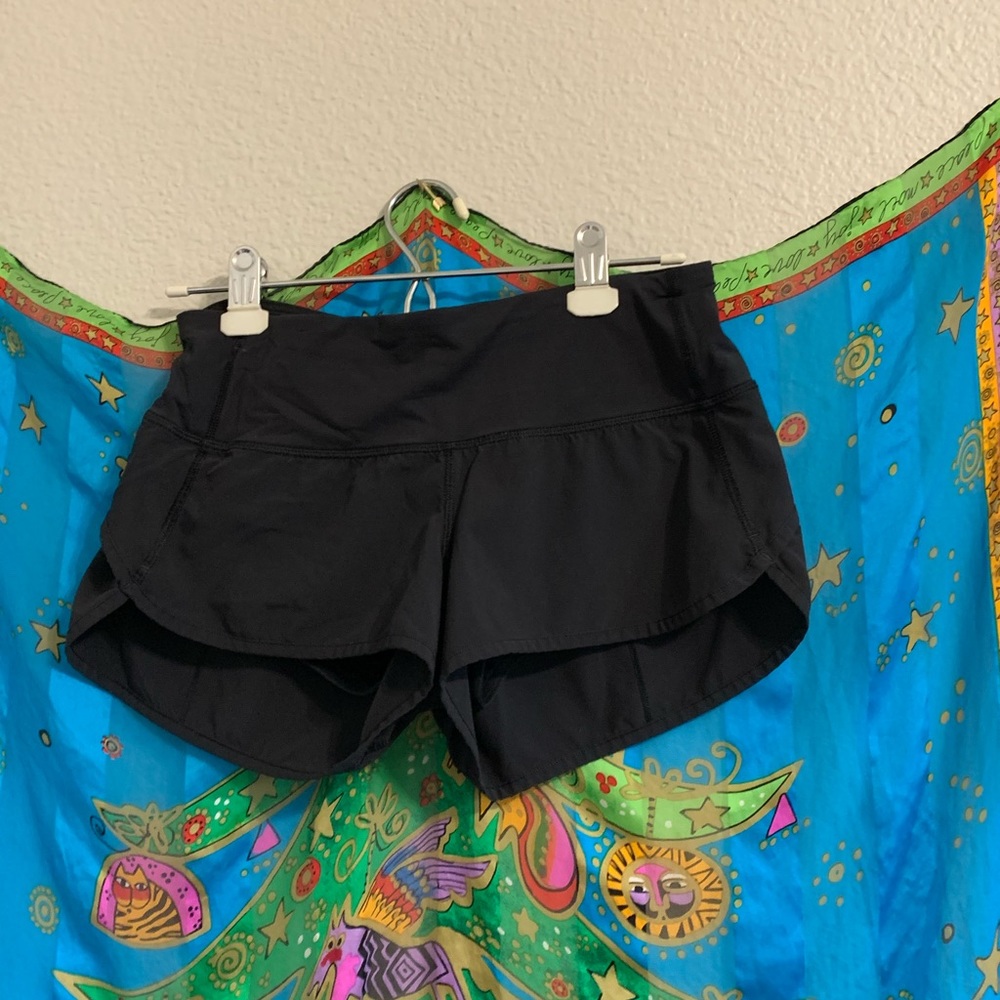 Black lulu lemon shorts